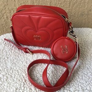 Juicy Couture Red Crossbody Bag with Coin Pouch